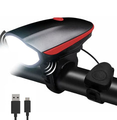 Bisiklet Lambası Feneri Şarjlı Ön Far XML-T6 Led 1200 Mah