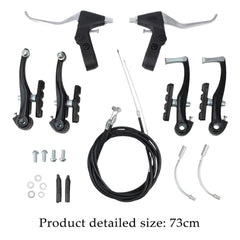 Bisiklet Full V Fren Seti Herşey Dahil Pabuç Tel Takım Yedek Set