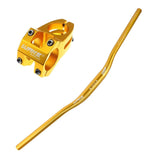 Bisiklet Alüminyum Direksiyon Wake Kısa 40mm Gidon Boğaz Set 78 cm Yedek Parçası