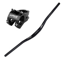 Bisiklet Alüminyum Direksiyon Wake Kısa 40mm Gidon Boğaz Set 78 cm Yedek Parçası