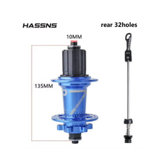 Hassns Pro7 Arka Göbek 32 Delik GRİ