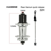 Hassns Pro7 Arka Göbek 32 Delik GRİ