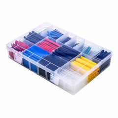 Makaron 580 Parça Renkli Daralan Tamir Kiti Seti Kutulu Kablo Koruyucu Açık Kapatma Aparatları