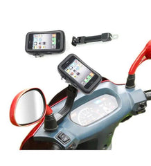 Motosiklet Bisiklet Su Geçirmez Telefon Tutucu Çanta Ayna Uyumlu