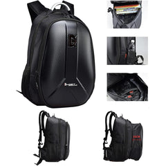 Motosiklet Çanta Su Geçirmez Fonksiyonlu Sırt Eşya Kask Çantası Büyük Kapasiteli 30-35L