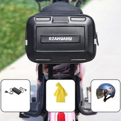 Motosiklet Elektrikli Bisiklet Scooter Çantası Büyük Kapasiteli Arka Bagaj Çanta Heybe Su Geçirmez