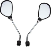 Reflektörlü Bisiklet Gidon Aynası Geniş Açılı Dönebilen İkili Çift Dikiz Ayna