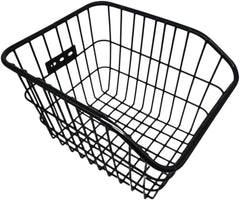 Reflektörlü Bisiklet Sepeti Ön Arka Uyumlu Eşya Taşıma Sepet Askılı Metal