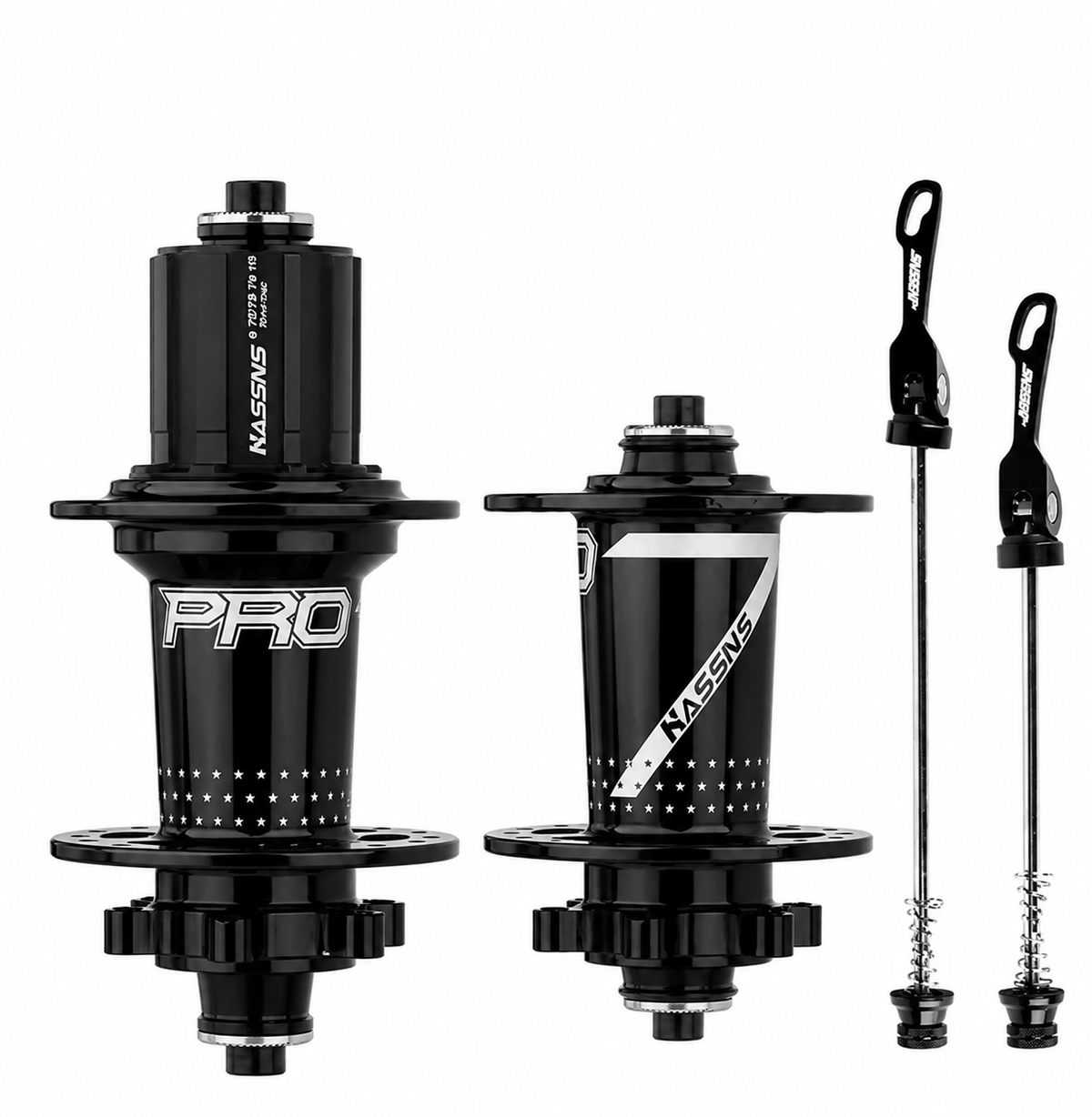 HASSNS Pro7 36 DELİK SET SİYAH ÖN + ARKA