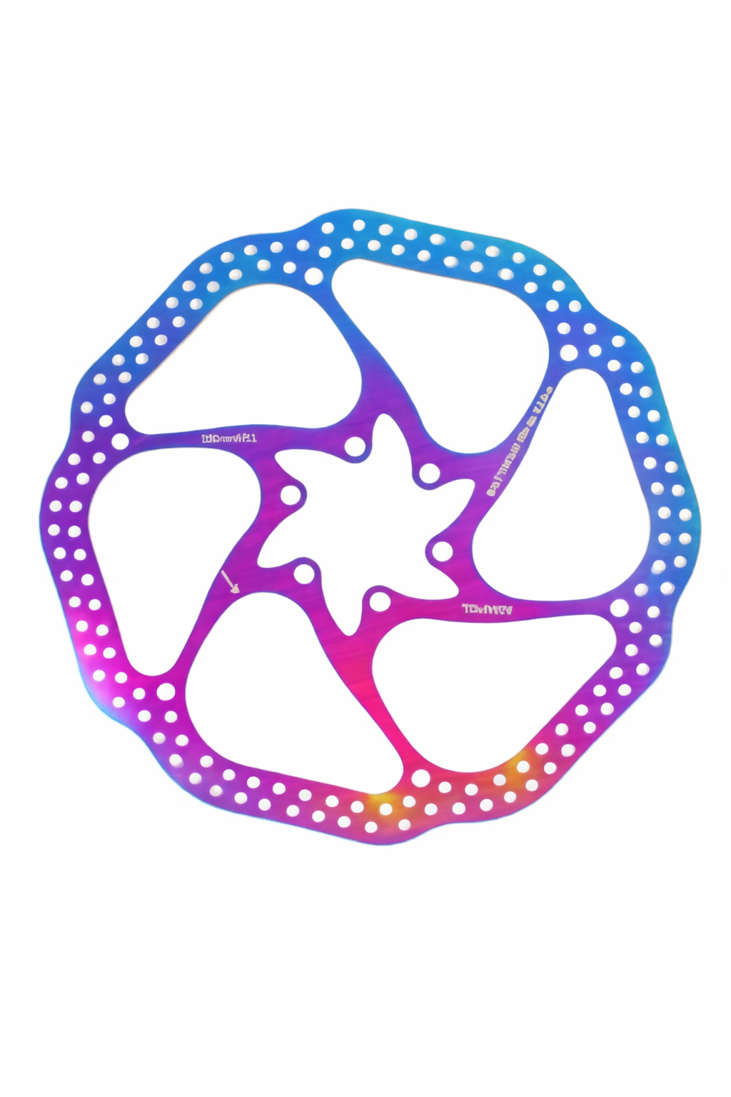 Disk Fren Rotoru 160mm | 6 Vida | HS1 | Rainbow (Renkli) | Kartlı