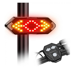 Kablosuz Kumandalı Bisiklet / Scooter LED Sinyal Lambası – USB Şarjlı