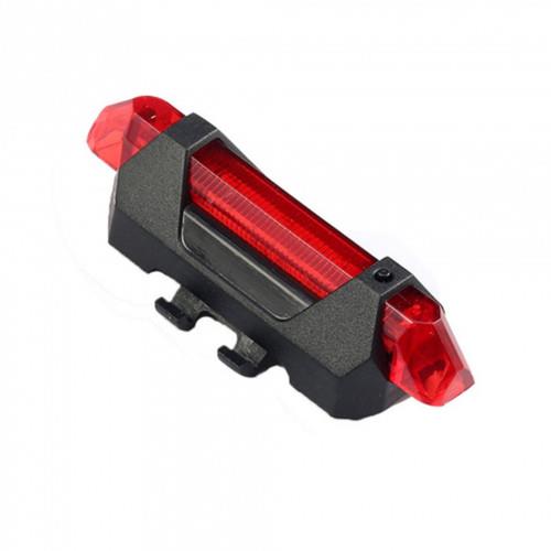 Bisiklet Işığı LED Stop Arka İkaz Işık Lamba USB Şarjlı 4 Mod