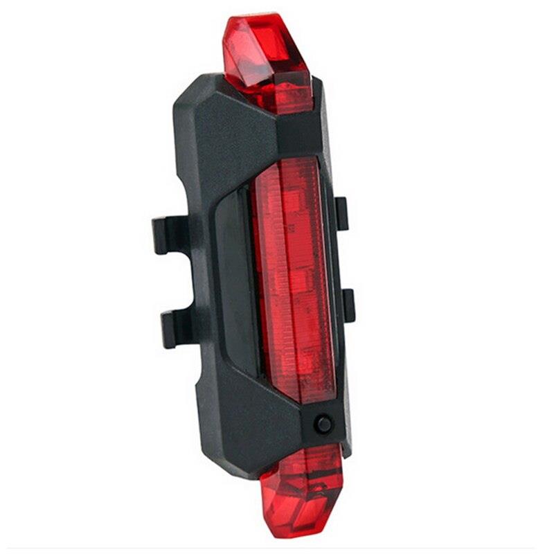 Bisiklet Işığı LED Stop Arka İkaz Işık Lamba USB Şarjlı 4 Mod