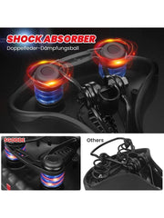 Bisiklet Koltuk Sele Airzone Hava Kanallı Reflektörlü Elastomer Yaylı Soft Doku Selesi