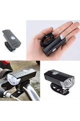 Bisiklet Lambası Feneri Şarjlı Ön Far Arka Stop Aydınlatma Seti