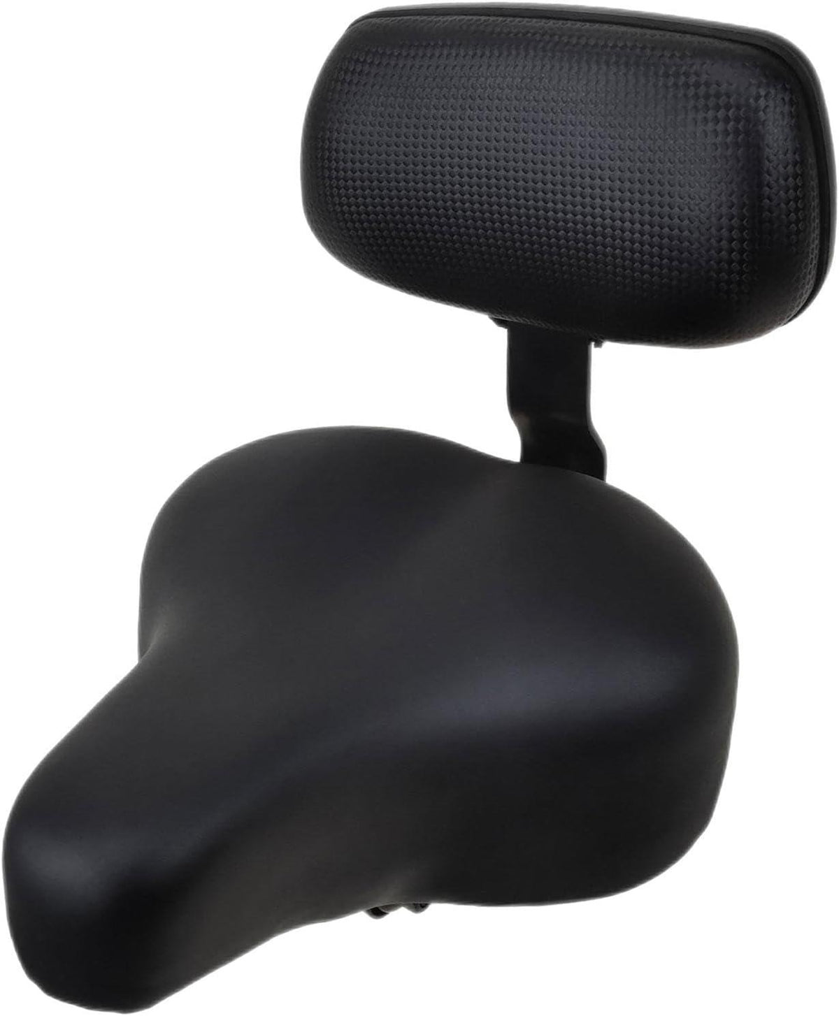 Bisiklet Sırt Destekli Sele Koltuğu Arkalıklı Ayarlamalı Geniş Elektrikli Koltuk Selesi Siyah