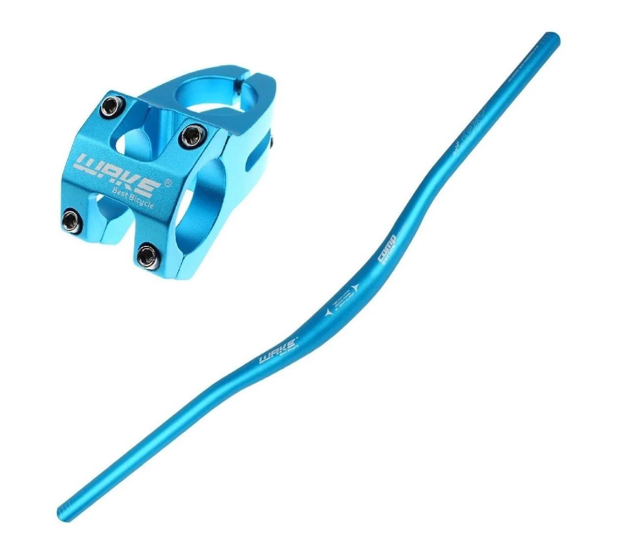 Bisiklet Alüminyum Direksiyon Wake Kısa 40mm Gidon Boğaz Set 78 cm Yedek Parçası
