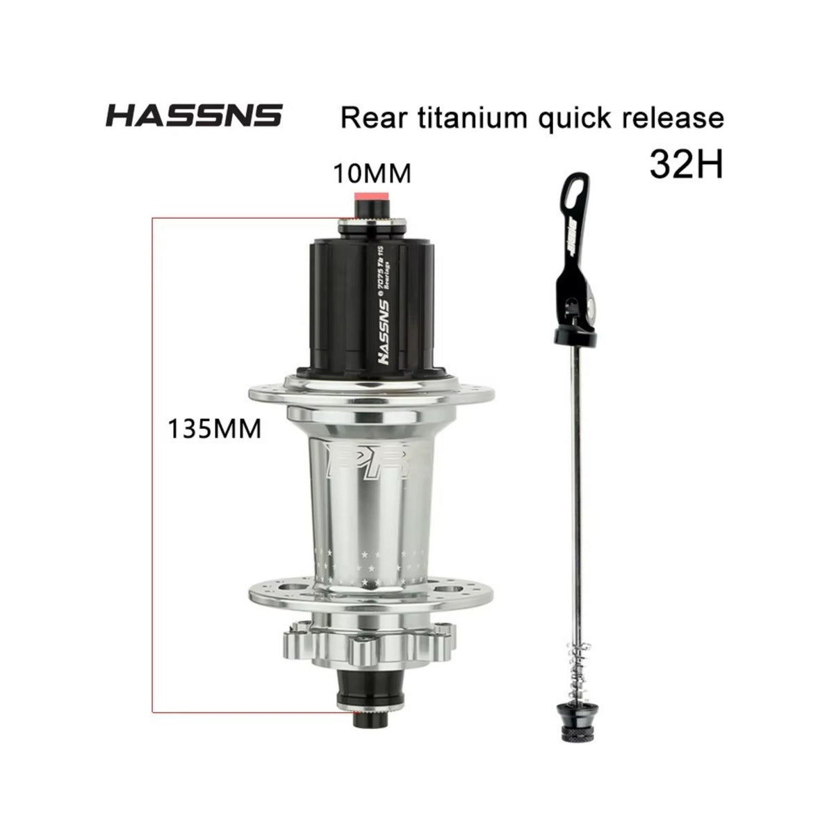 Hassns Pro7 Arka Göbek 32 Delik GRİ