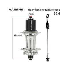 Hassns Pro7 Arka Göbek 32 Delik GRİ