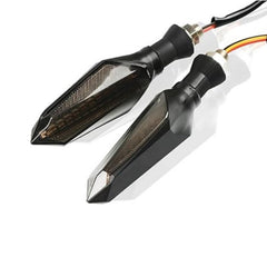 Motosiklet Led Far Sinyal Mavi Sarı Led Işık Gösterge Sinyali Çift Renk Su Geçirmez