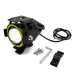 Motosiklet U7 Sis Farı Led Işık Uyumlu Mercekli Uzun Kısalı Çakarlı Model Elektrikli Scooter